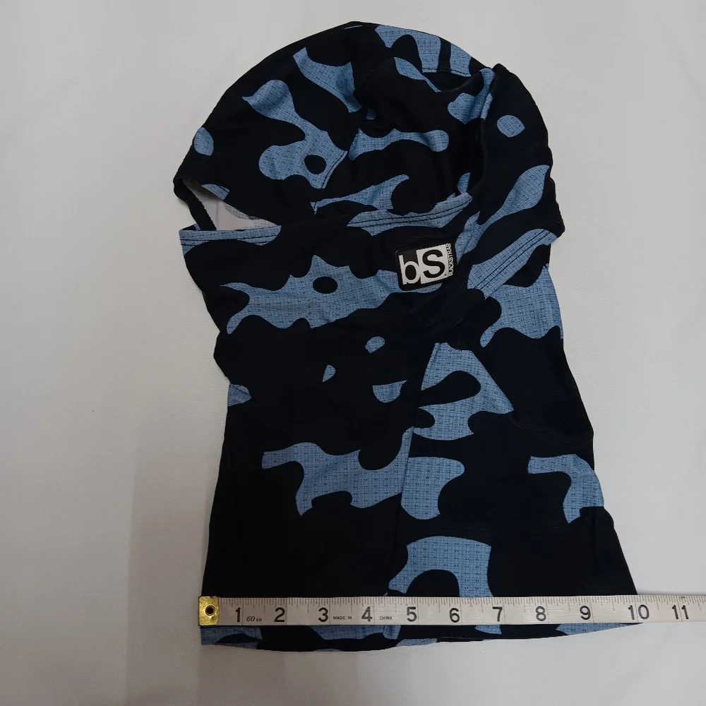 Black and Blue Camouflage Hoodie